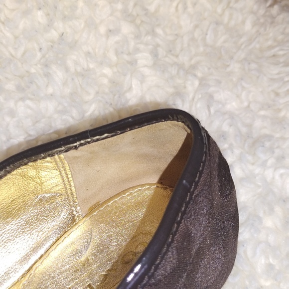 Coach Signature Ballet Flats size 7.5 shoes EUC - Picture 16 of 16